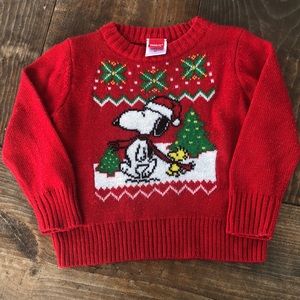 Peanuts Christmas sweater 3T